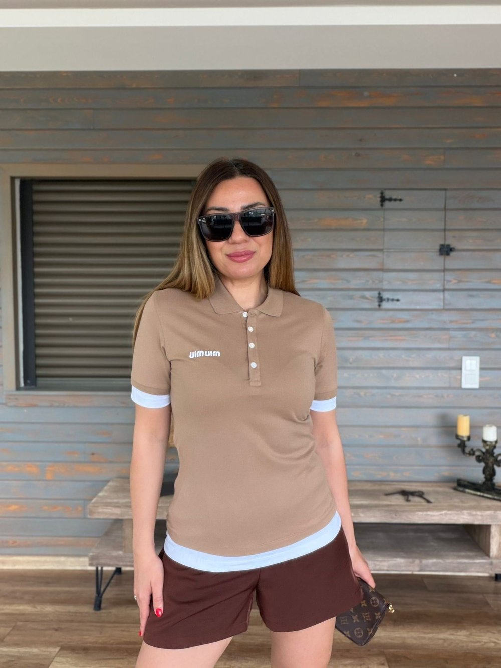 Nakış Logolu Yakalı T-Shirt