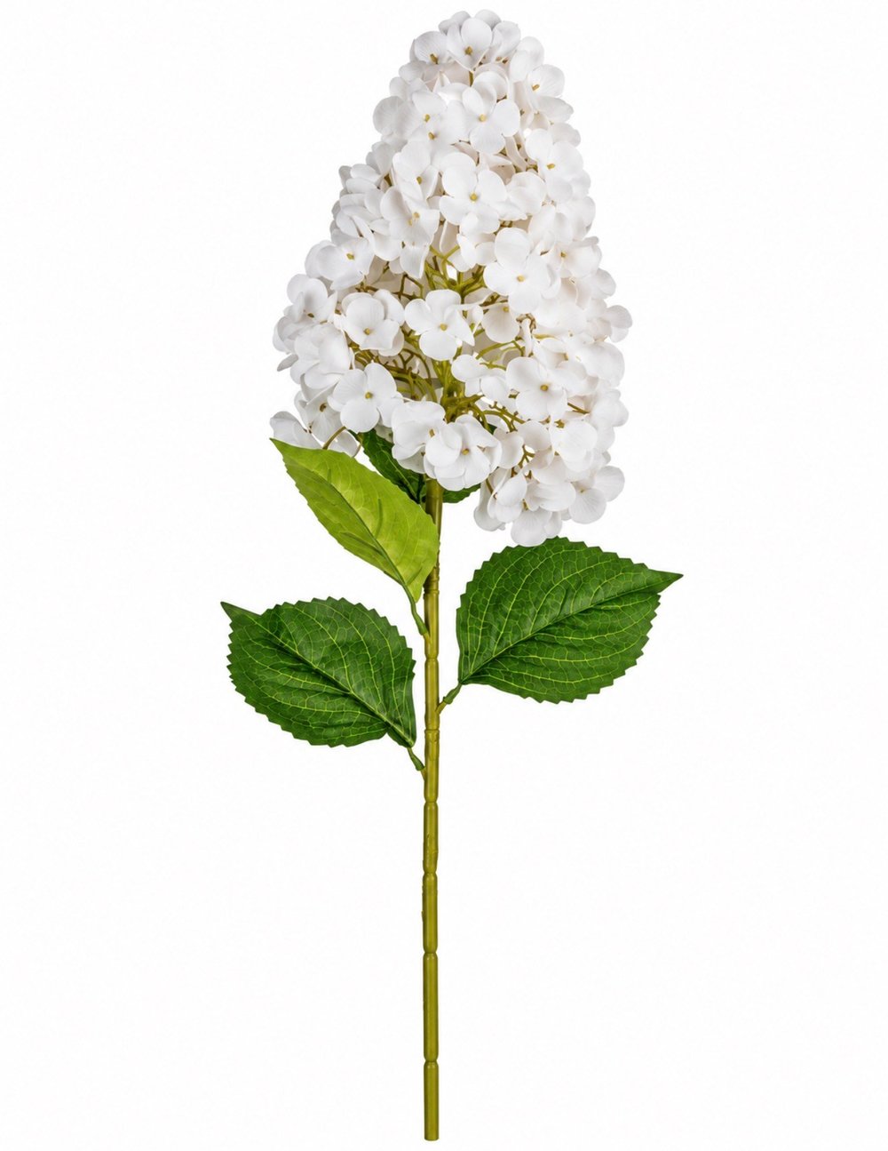 Yapay Ortanca Tek Dal (Beyaz)  84 cm 