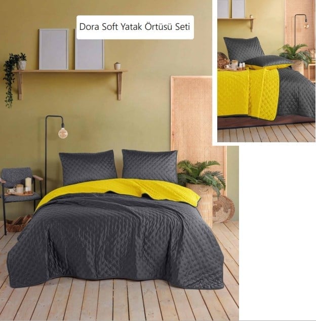 Dora Soft Yatak Örtüsü Model 6