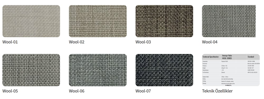 Wool Sunscreen Perdelik Kumaş