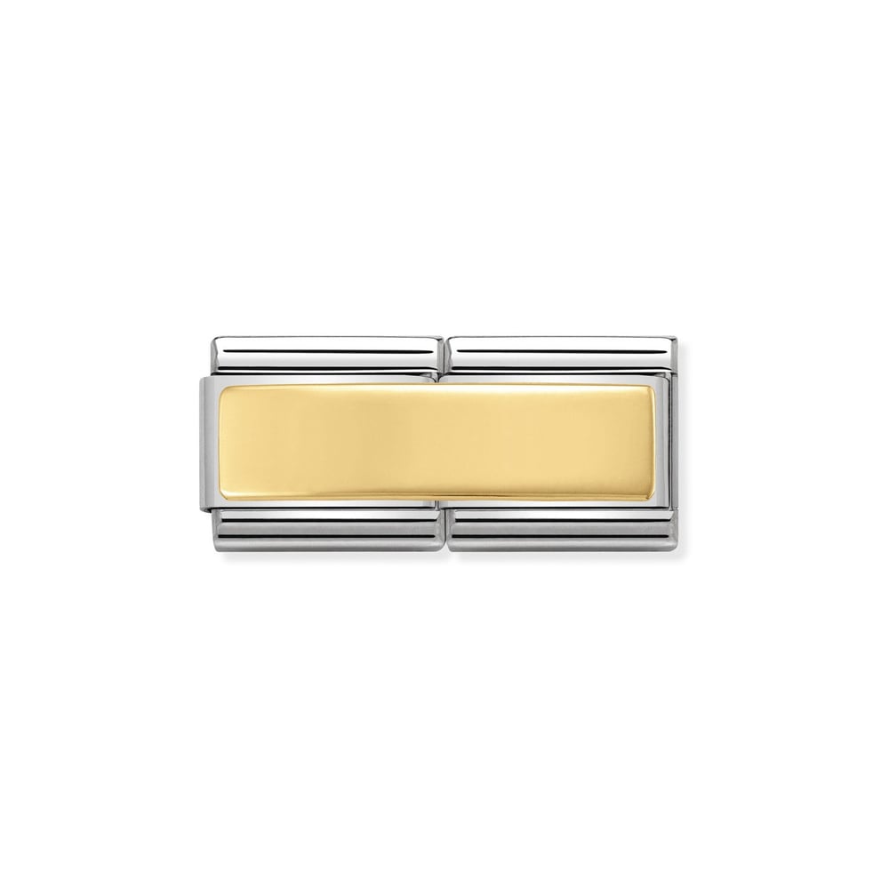 Composable Classic Çift Link Boş 18 Ayar Altın