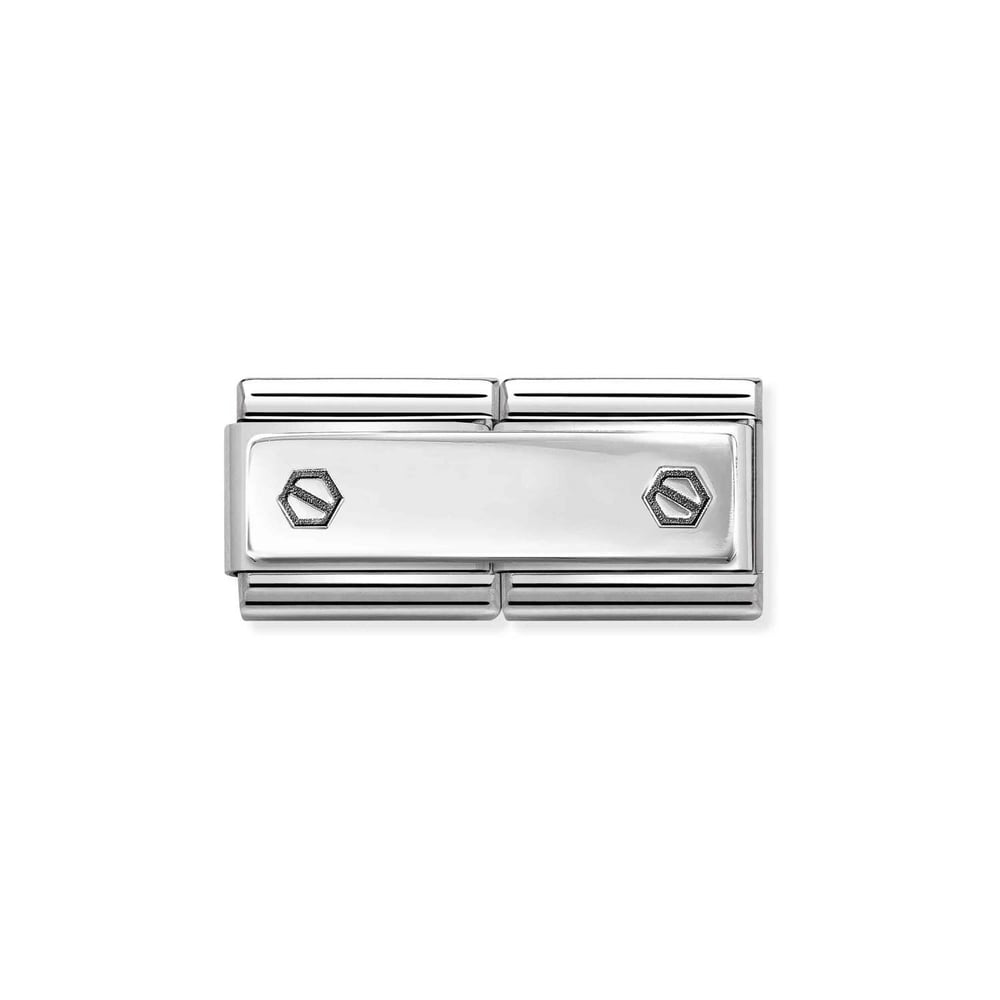 Composable Classic Çift Link Çift Altıgen Vida 925 Ayar Gümüş