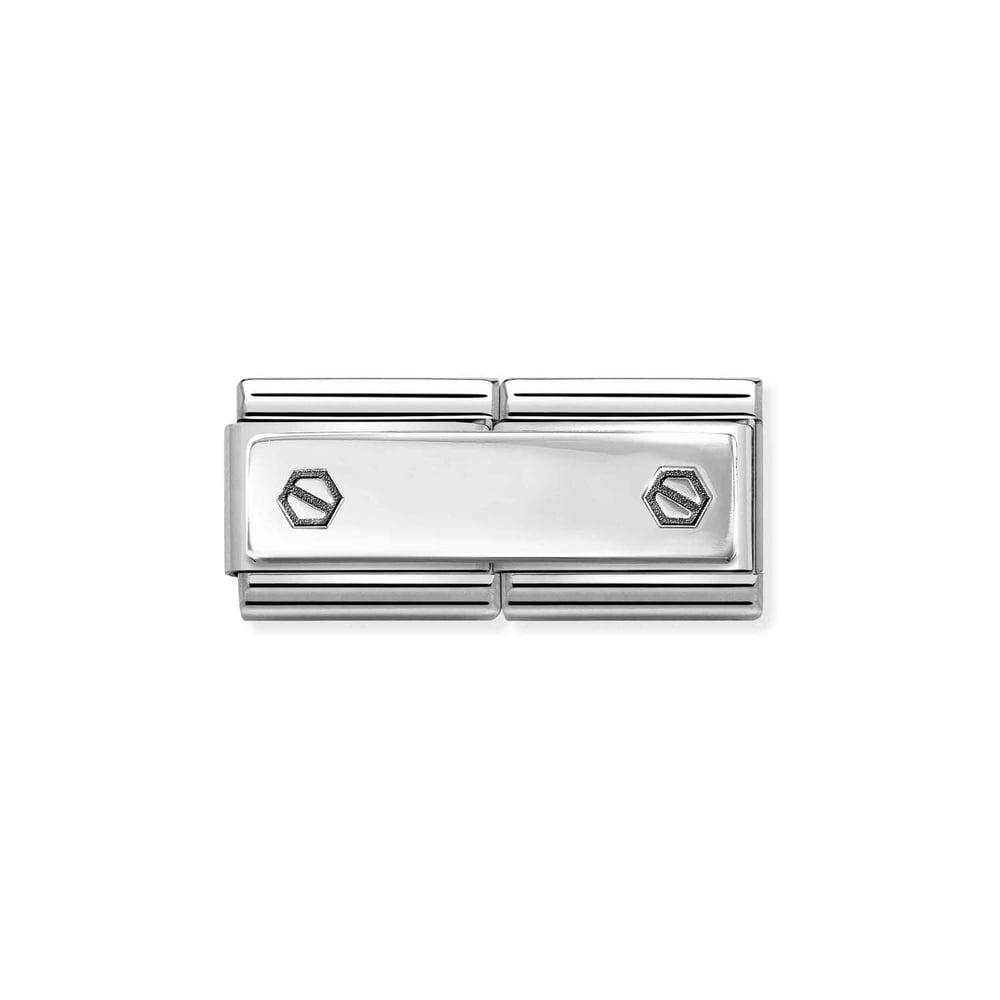 Composable Classic Çift Link Çift Altıgen Vida 925 Ayar Gümüş