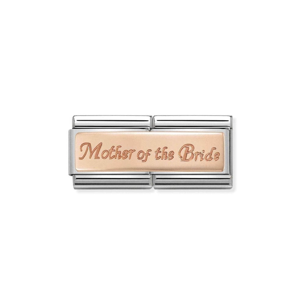 Composable Classic Çift Link Mother of Bride 9 Ayar Rose Gold