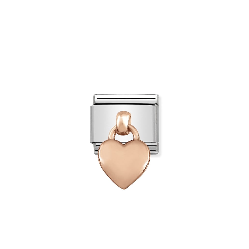 Composable Classic Kalp 9 Ayar Rose Gold Charm