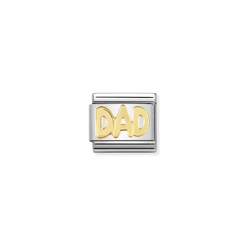 Composable Classic Link Dad Figürlü 18 Ayar Altın