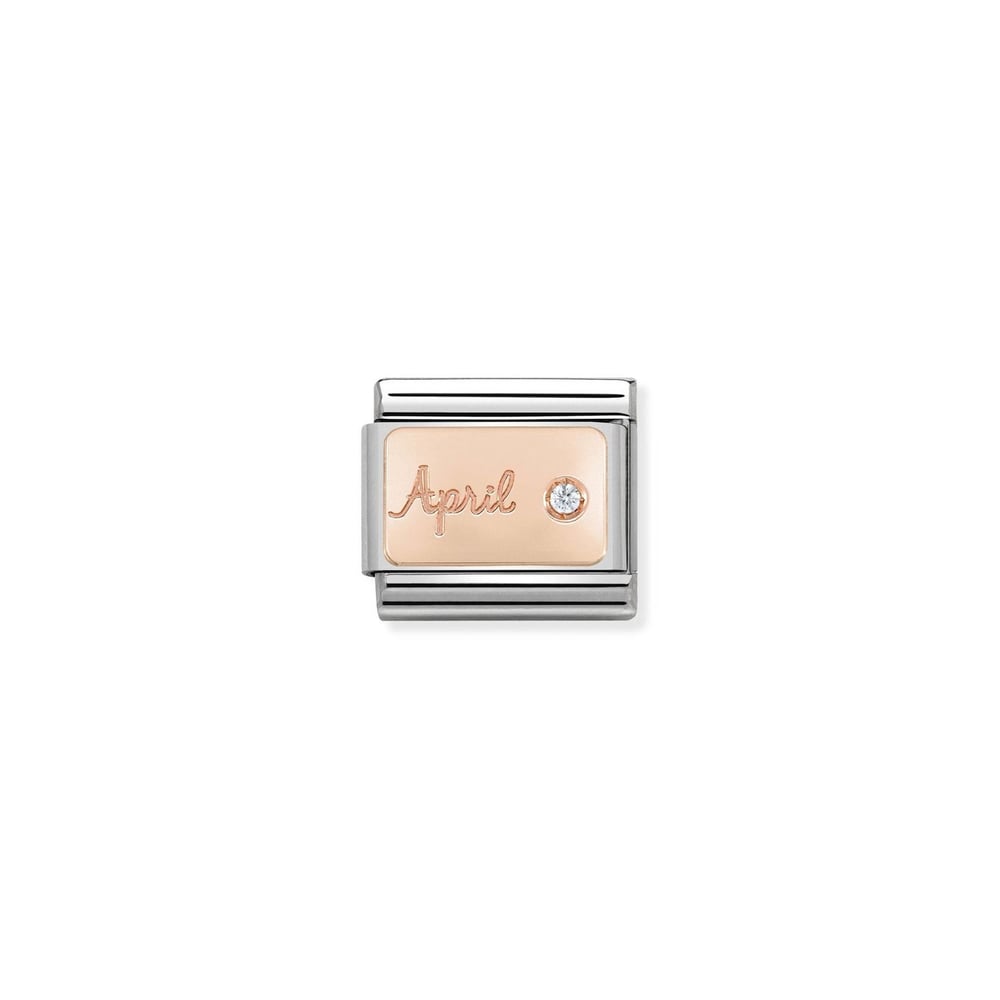 Composable Classic Link Elmas Nisan 18 Ayar Altın