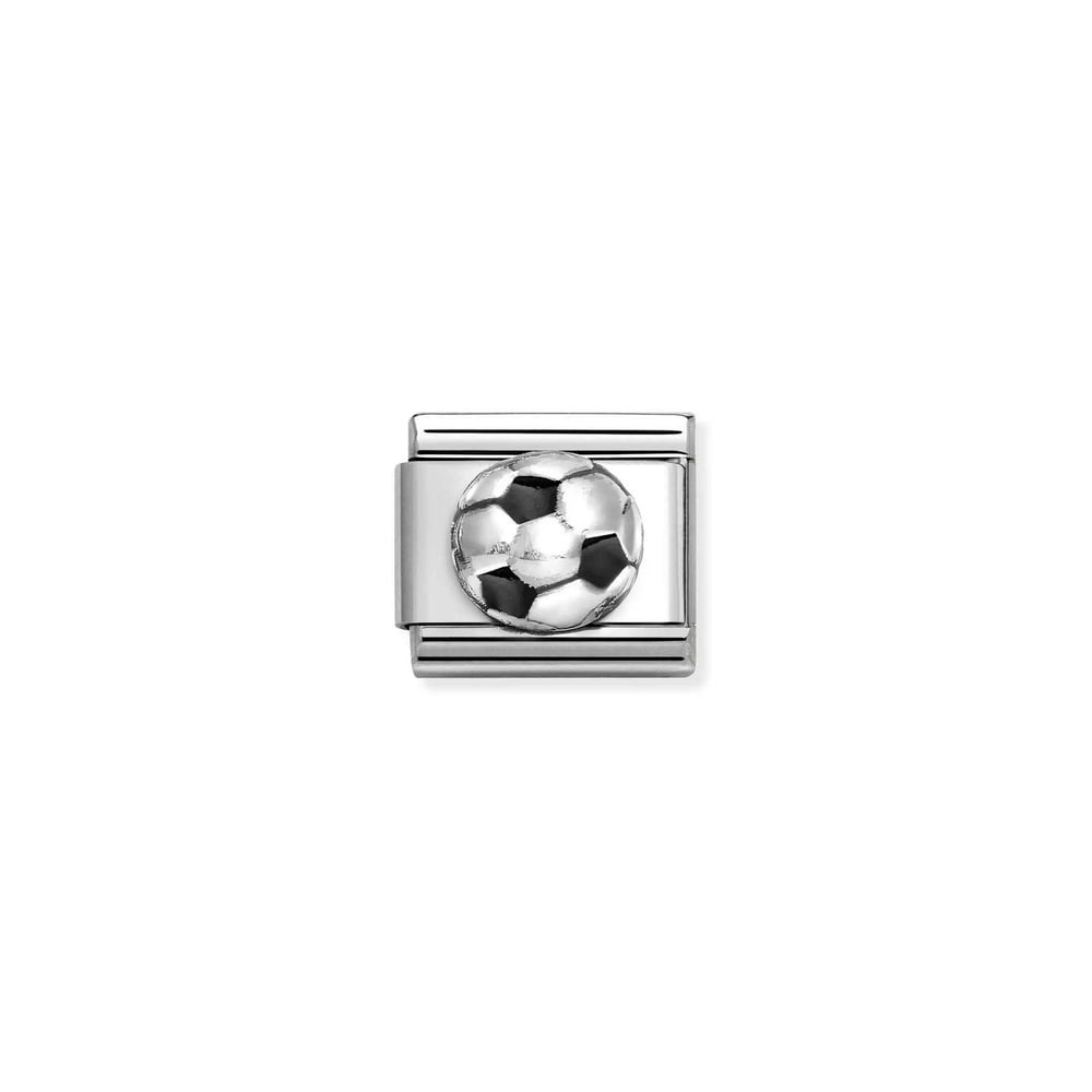 Composable Classic Link Futbol Topu Detaylı 925 Ayar Gümüş