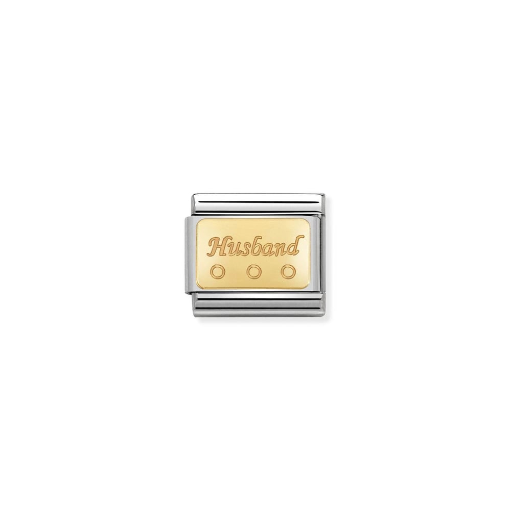 Composable Classic Link Husband 18 Ayar Altın