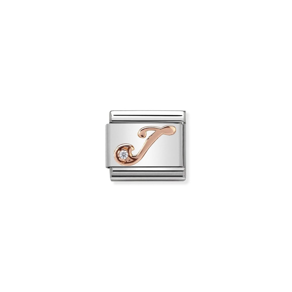 Composable Classic Link J Harfi 9 Ayar Rose Gold
