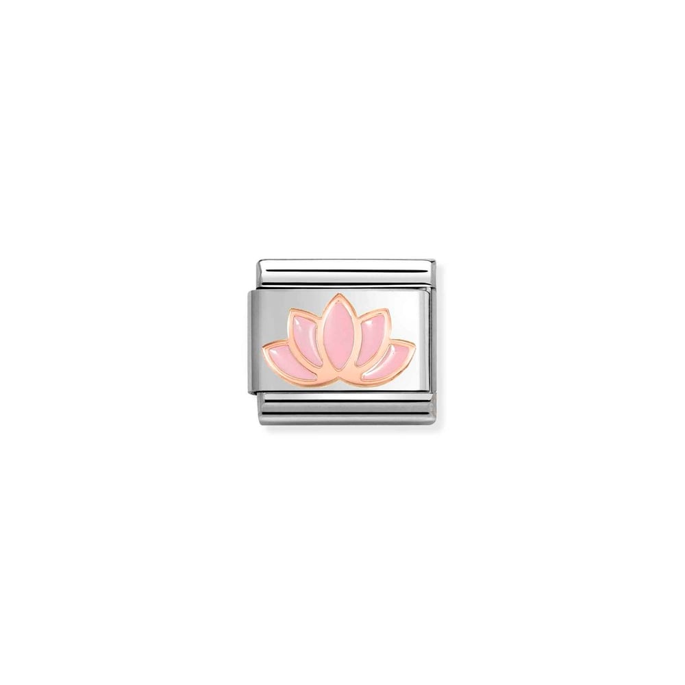 Composable Classic Link Lotus Çiçeği 9 Ayar Rose Gold
