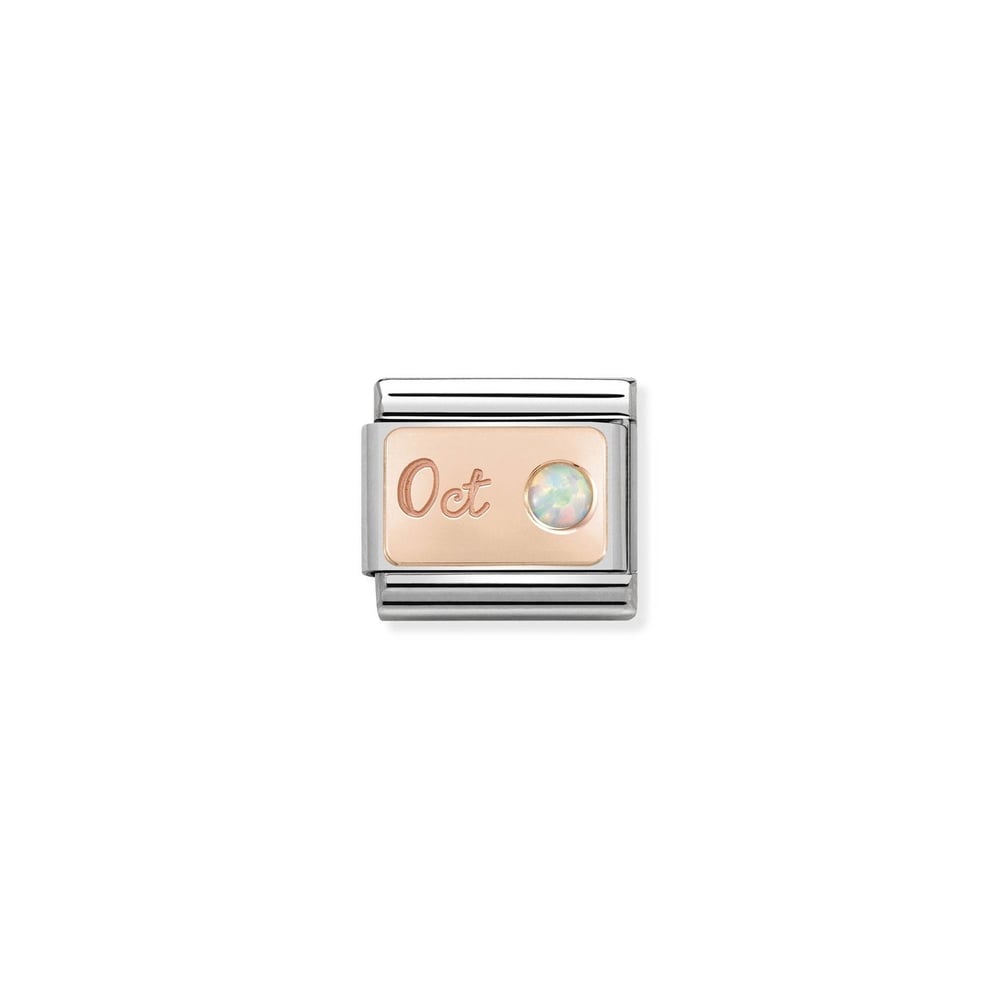 Composable Classic Link Opal Taşlı Ekim 9 Ayar Altın