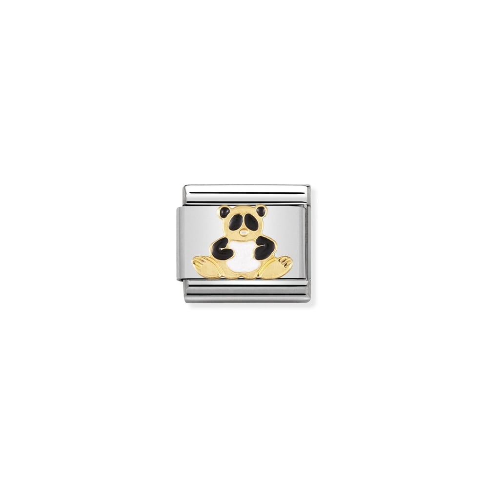 Composable Classic Link Panda Figürlü 18 Ayar Altın