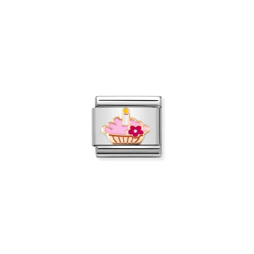Composable Classic Link Pembe Cupcake 9 Ayar Rose Gold