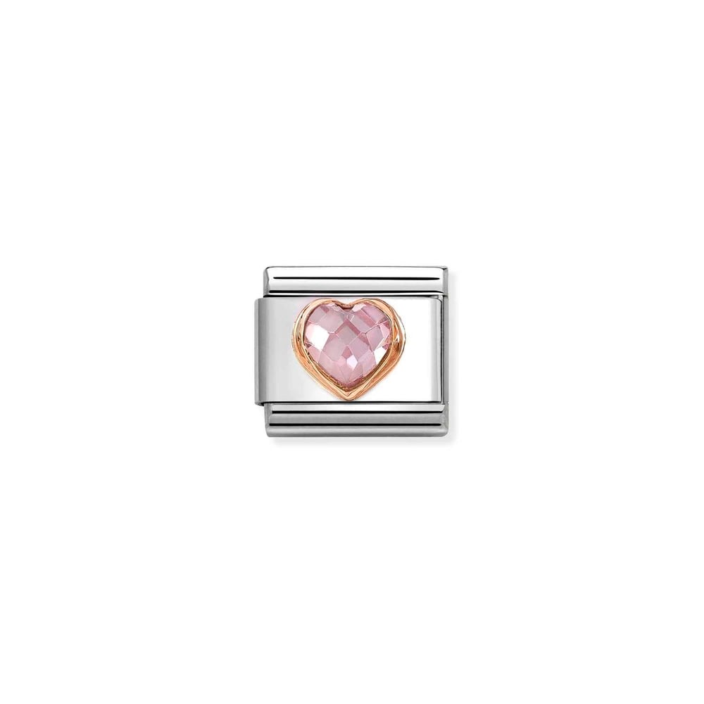 Composable Classic Link Pembe Kalp 9 Ayar Rose Gold