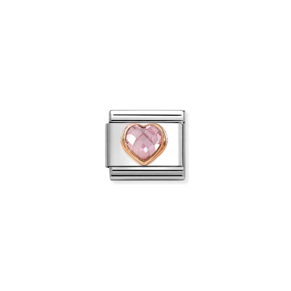 Composable Classic Link Pembe Kalp 9 Ayar Rose Gold