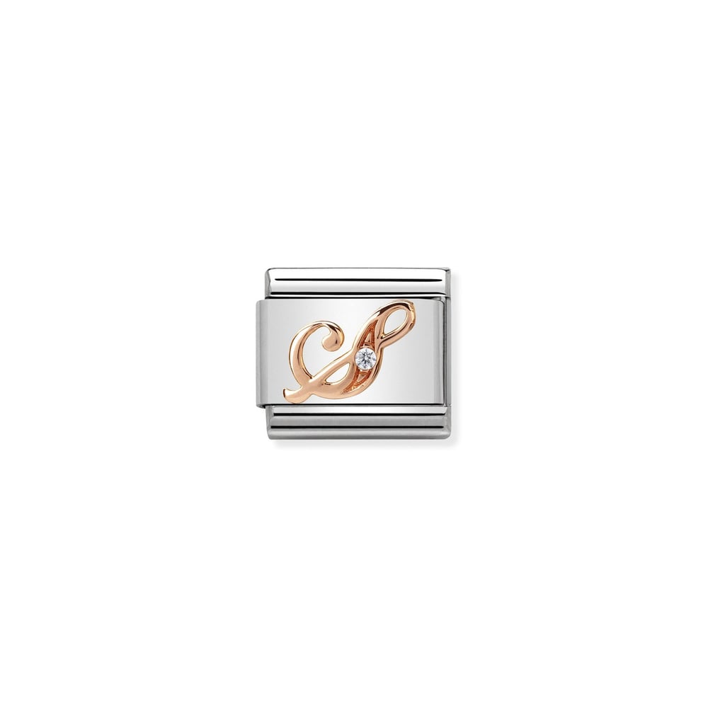 Composable Classic Link S Harfi 9 Ayar Rose Gold
