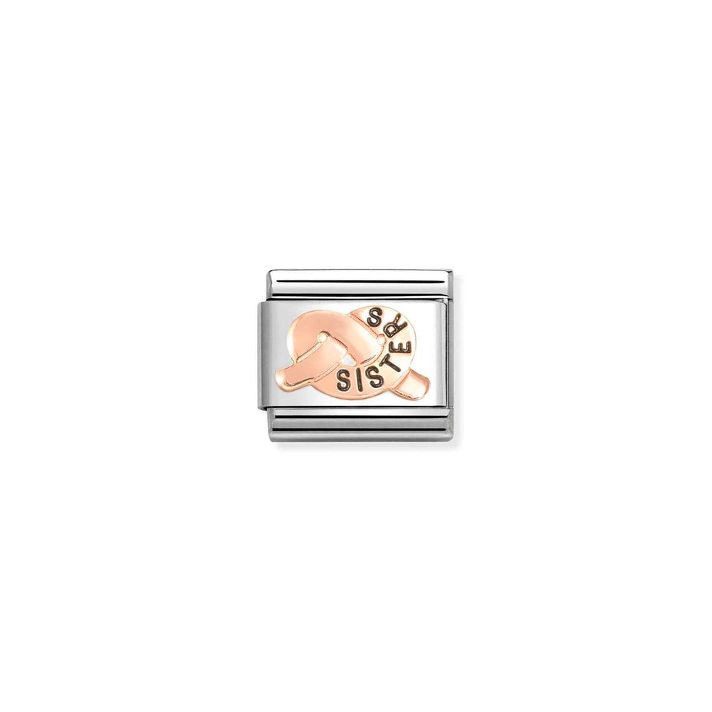 Composable Classic Link Sister Düğüm 9 Ayar Rose Gold