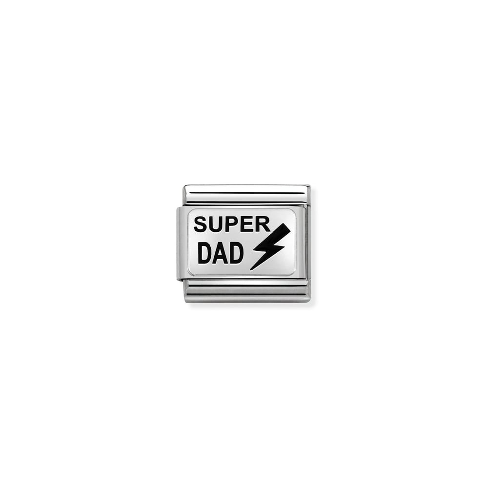 Composable Classic Link Super Dad 925 Ayar Gümüş