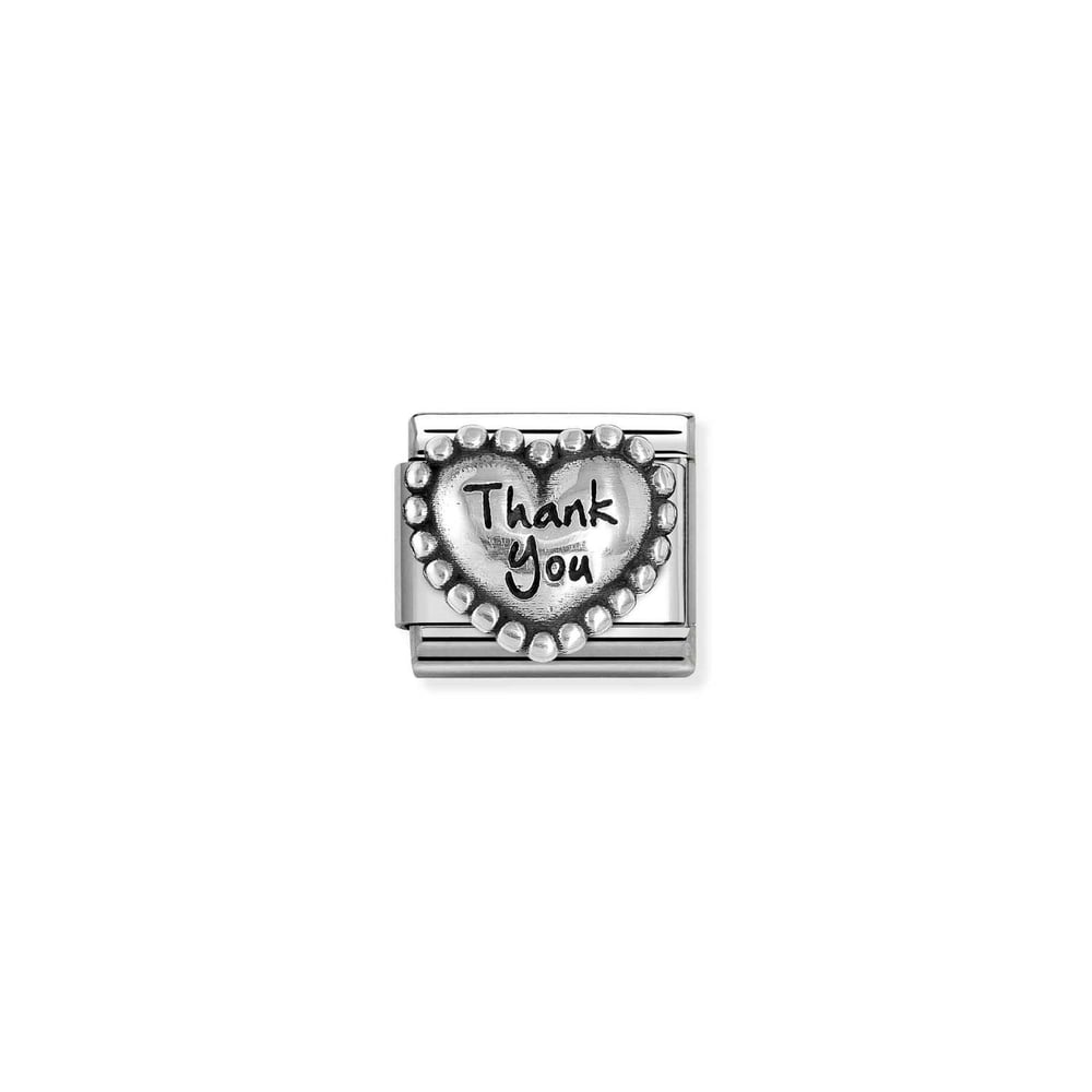 Composable Classic Link Thank You 925 Ayar Gümüş