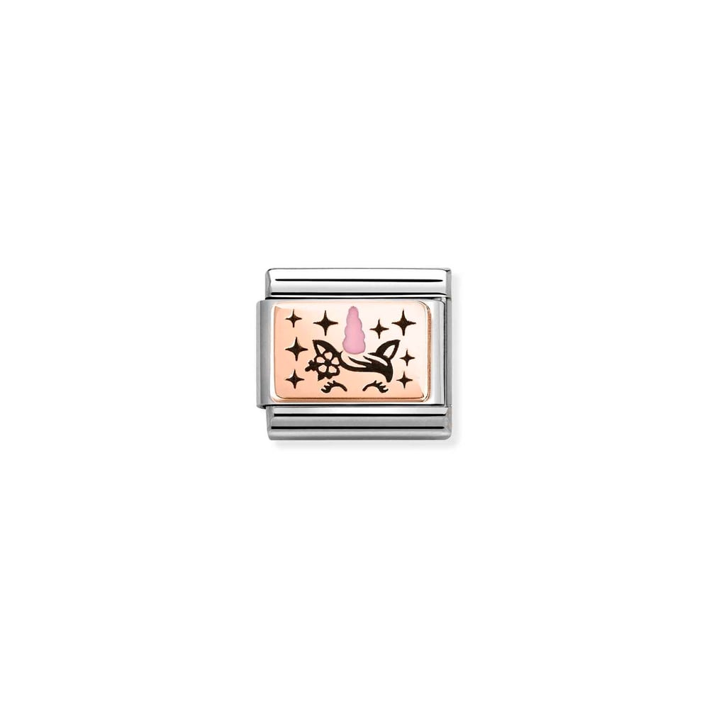 Composable Classic Link Unicorn Boynuzu 9 Ayar Rose Gold