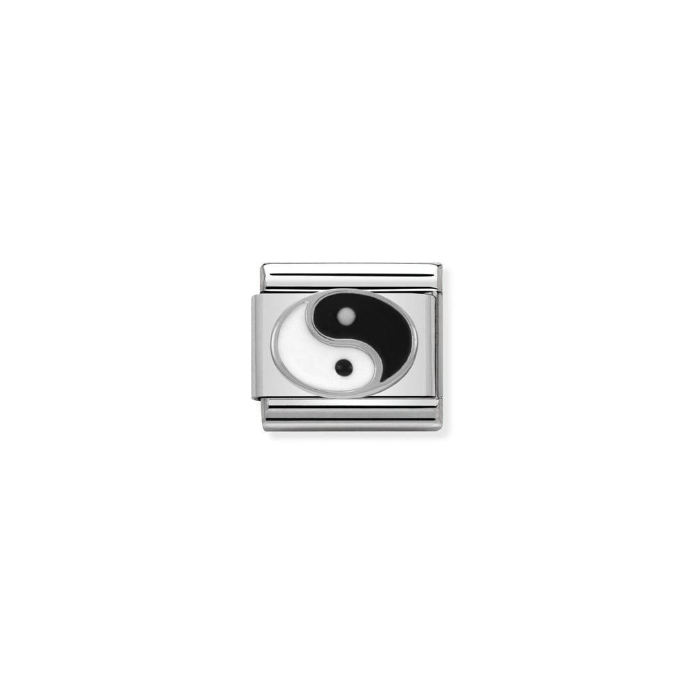 Composable Classic Link Ying Yang Sembollü 925 Ayar Gümüş