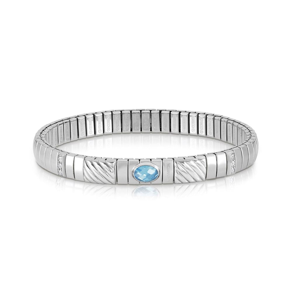 Extension 043332 006 Beyaz Zirkon ve Swarovski Taşlı 925 Ayar Gümüş Bileklik