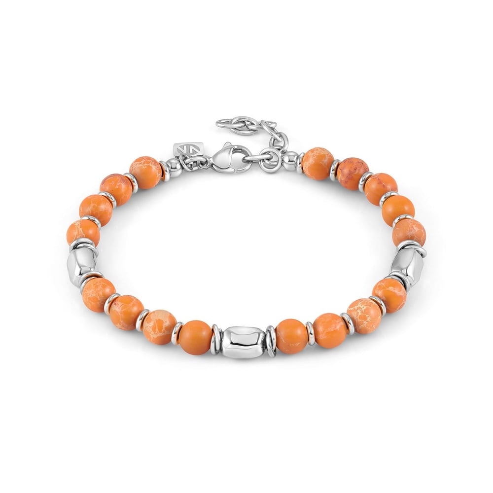 Instinctstyle Turuncu Jasper Taşlı Bileklik