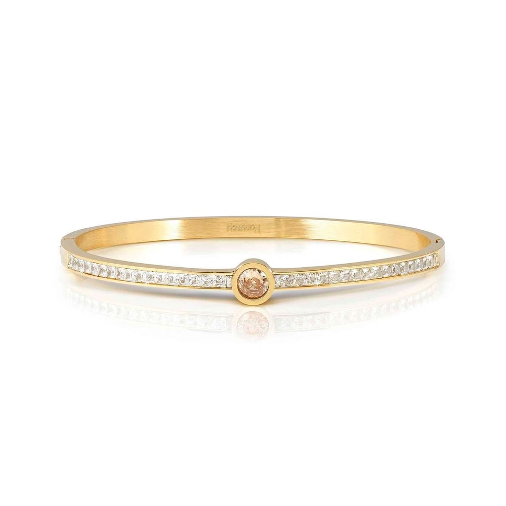 Pretty Bangles 029519 047 Şampanya Zirkon Taşlı Bileklik Small