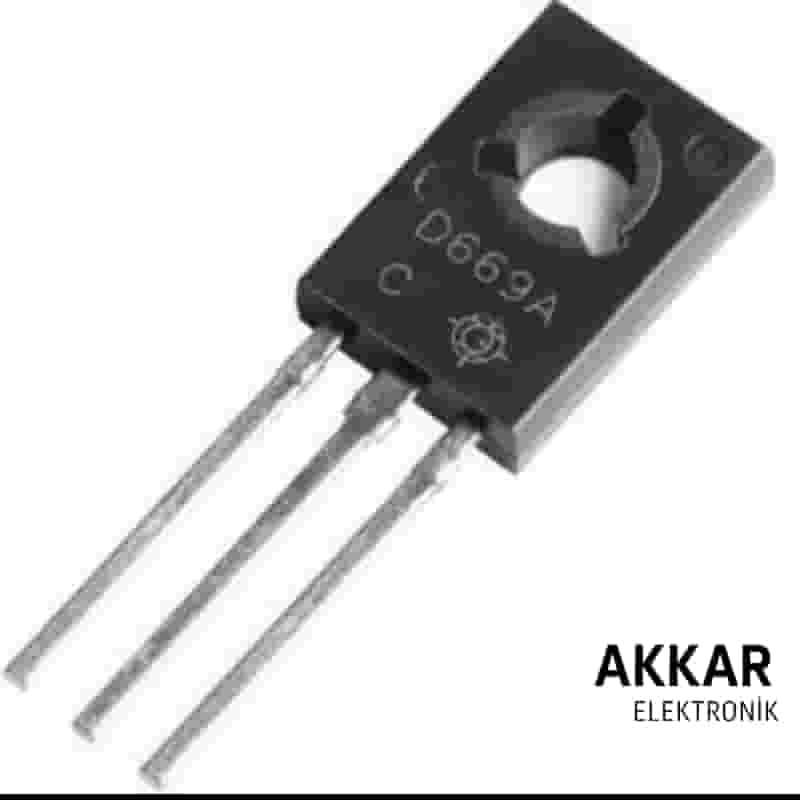 2SD669 TO-126 Transistör