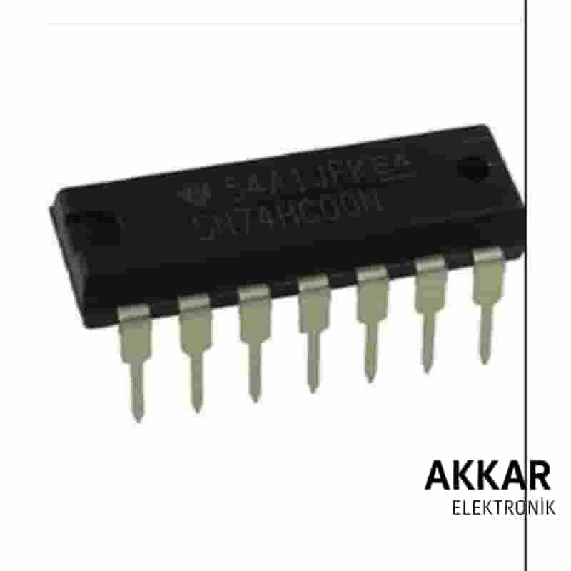 74HC00 DIP-14 Invertör ve Kapı Entegresi