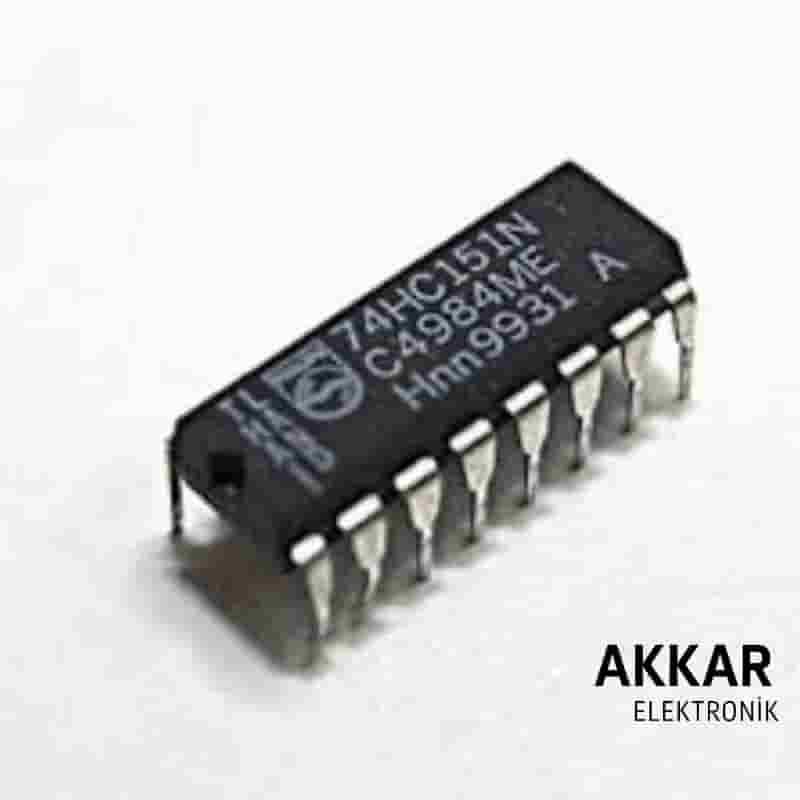 74HC151 DIP-16 Multiplexer Entegresi