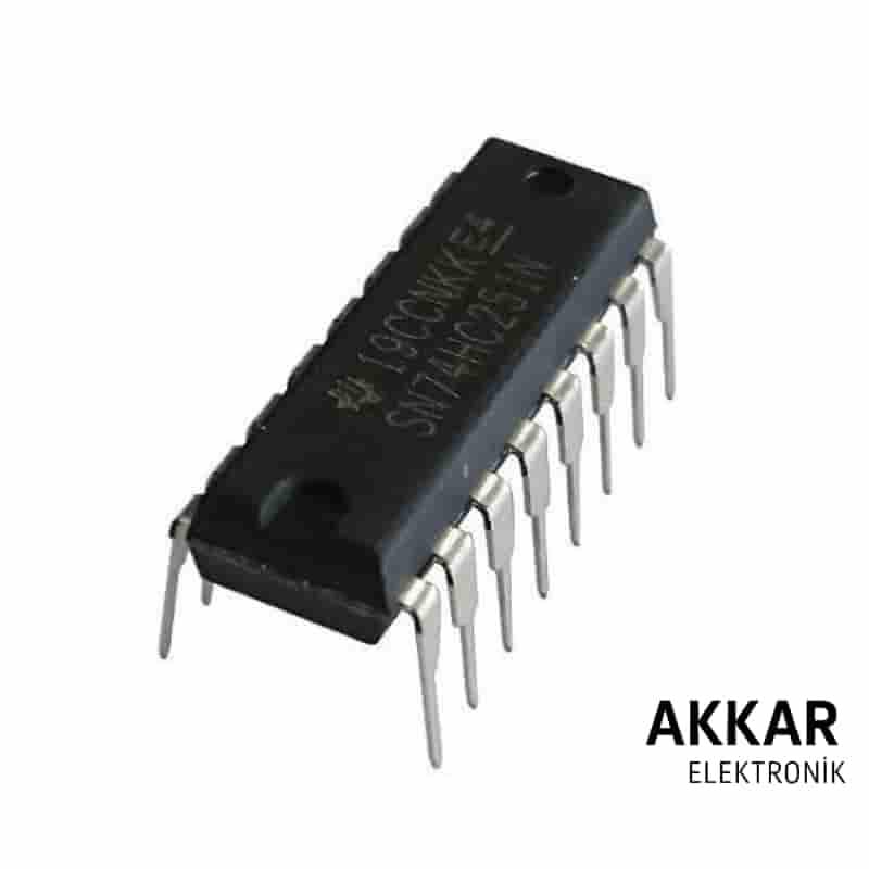 74HC251 DIP-16 Multiplexer Demultiplexer Entegresi