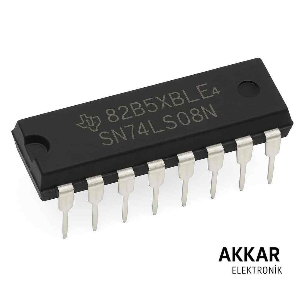 74LS08 DIP-14 Invertör ve Kapı Entegresi