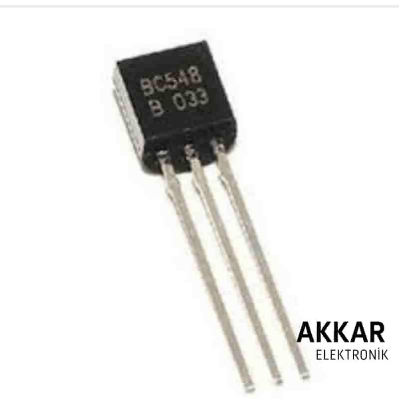 BC548 Transistör Bjt Npn TO-92 100mA 30V
