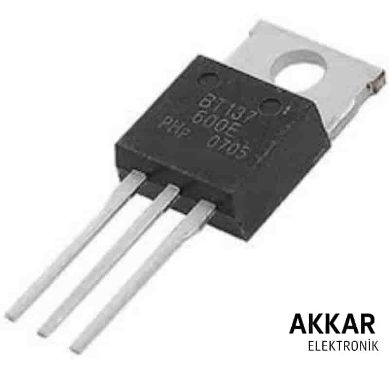 BT137-600 TO-220 8A 600V Triyak