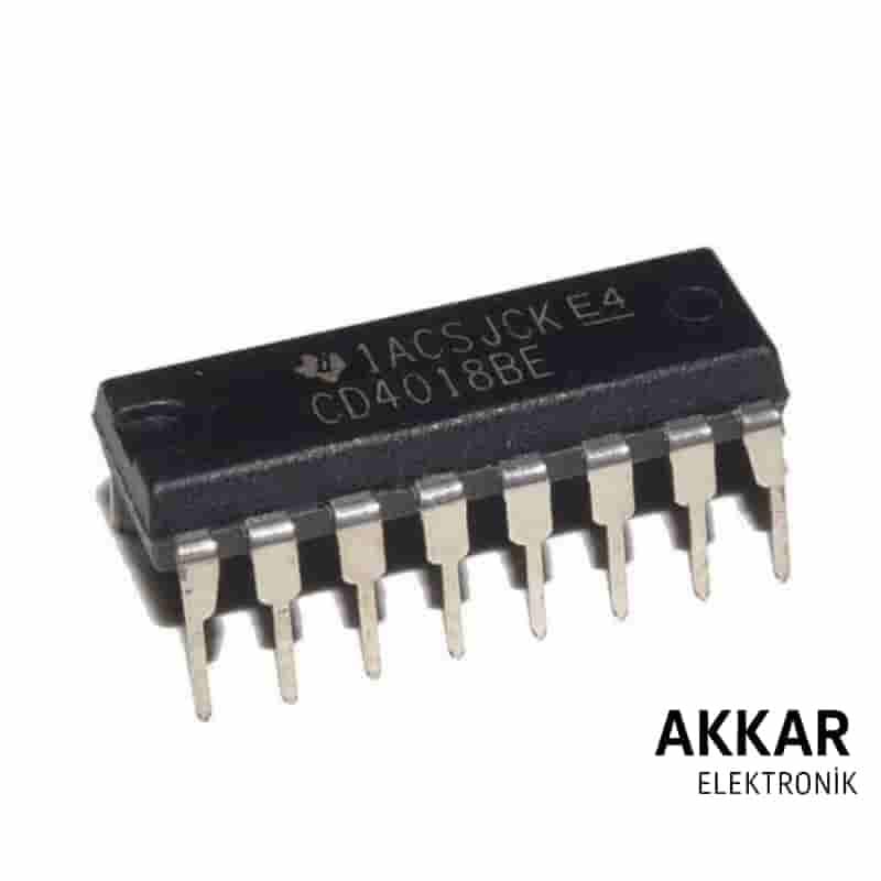 CD4018 DIP-16 Entegre Devre