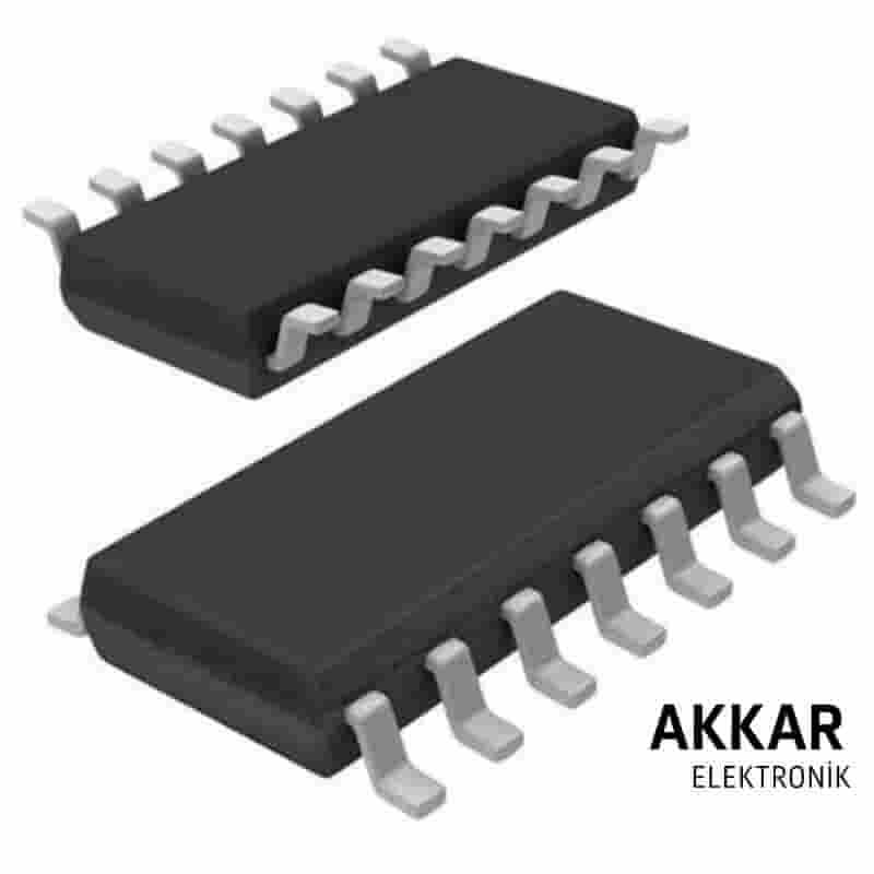 CD4023 SOIC-14 SMD Invertör ve Kapı Entegresi