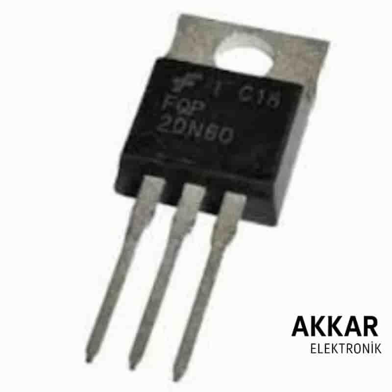 FQP20N60 TO220 20A 600V 50W N KANAL Mosfet