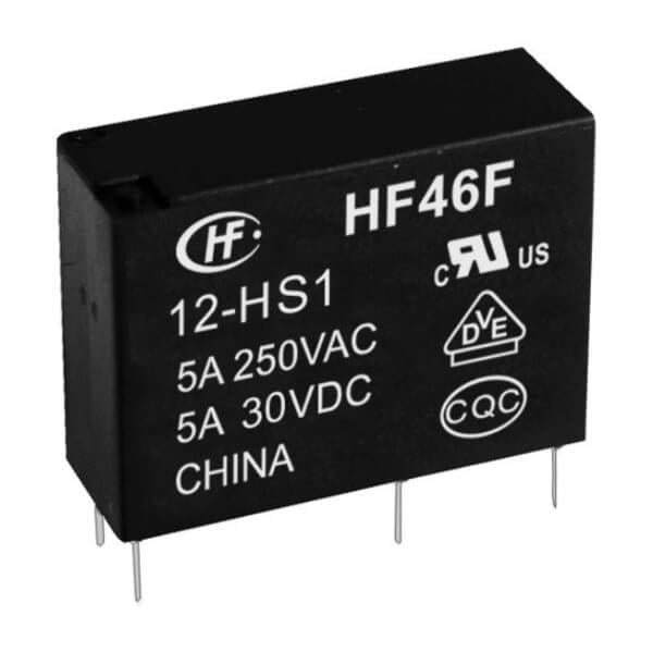 HF46F/5-HS1(335) 5V 5A RÖLE