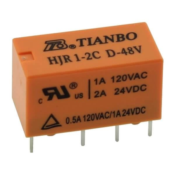 HJR1-2C-D-48VDC-S-ZY 10A 48VDC 1P PANASONIC RÖLE