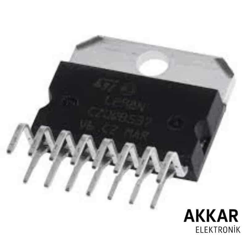 L298N DC ve Step Motor Sürücü Modülü Entegre
