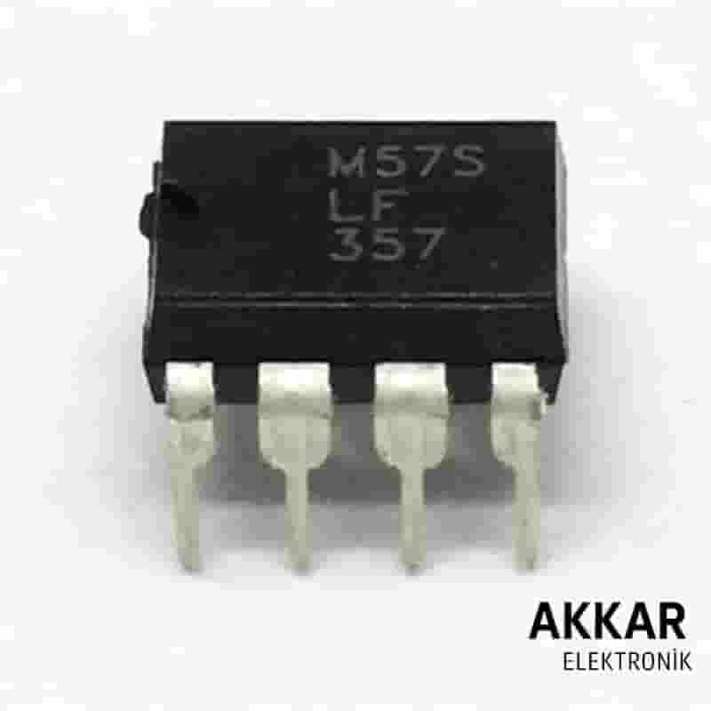 LF357N DIP8 WIDE BANDWIDTH SINGLE J-FET OPERATIONAL AMPLIFIER IC