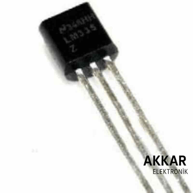 LM335 Hassas Sıcaklık Sensörü Entegresi TO-92