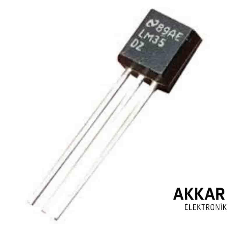LM35DZ Hassas Sıcaklık Sensörü Entegresi TO-92