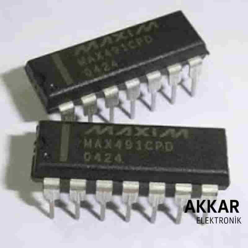 MAX491CPD DIP-14 RS Seri Protokol Entegresi