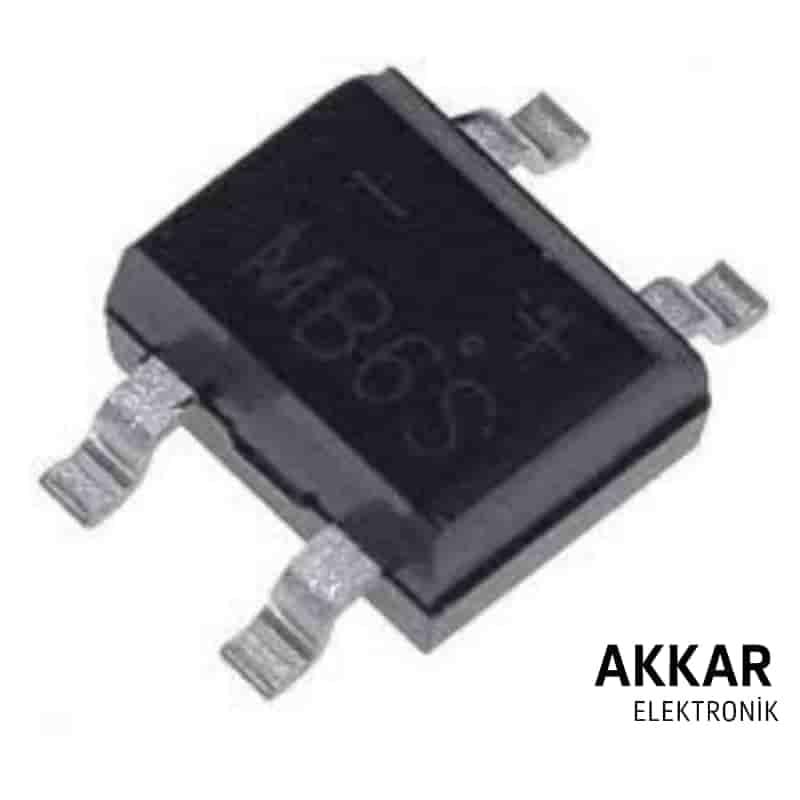 MB6S 0.5A 600V TO269A Köprü diyot