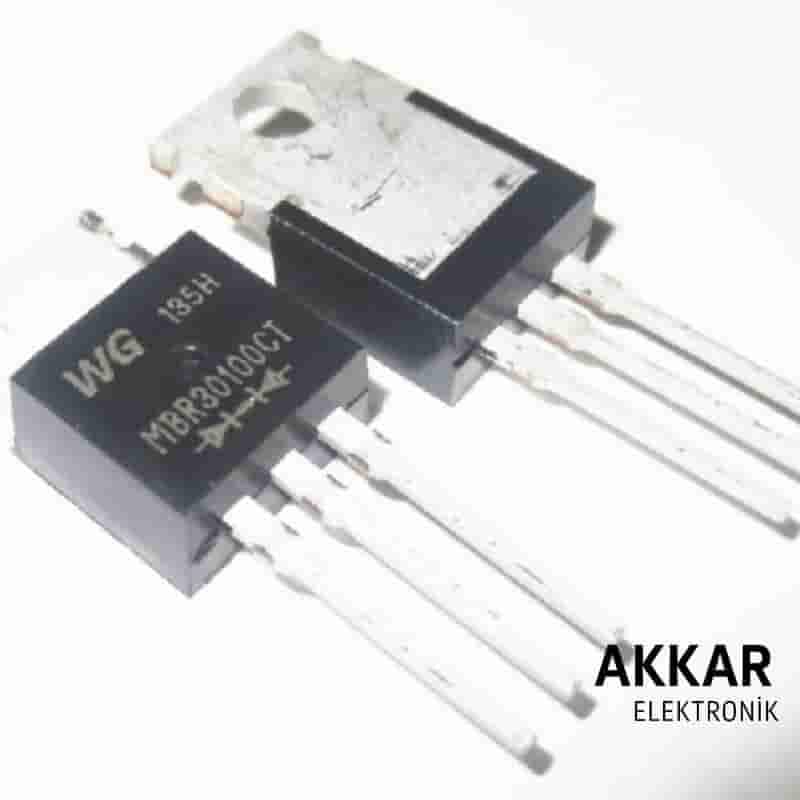 MBR30100CT 30A 100V TO-220 Schottky Diyot