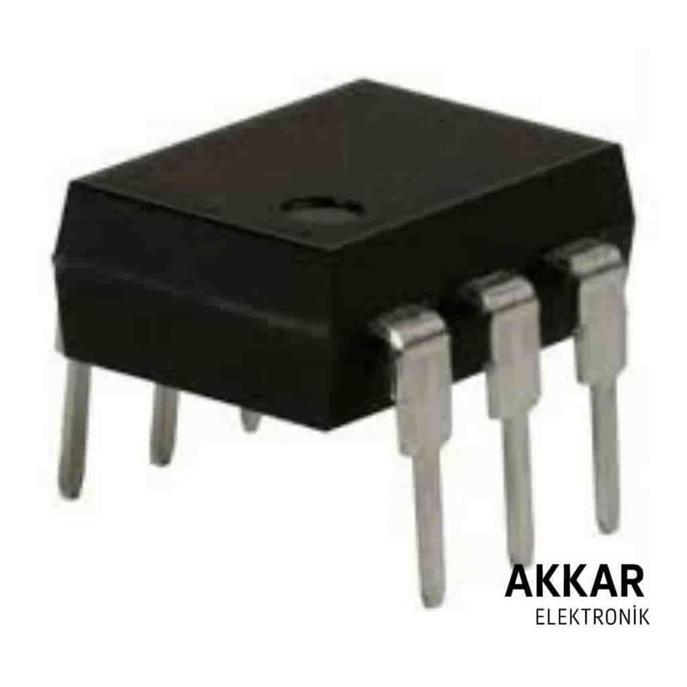MOC3010 DIP-6 Triac Çıkışlı Optokuplör Entegresi