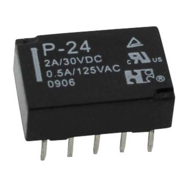 P-24  2A 24VDC 2FormC DPDT RÖLE